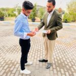 The Department of Medical Laboratories Techniques prepared and distributed brochures entitled (How do I protect myself from Maltese Fever), about Maltese Fever, it’s reasons, and ways to be protected from it.