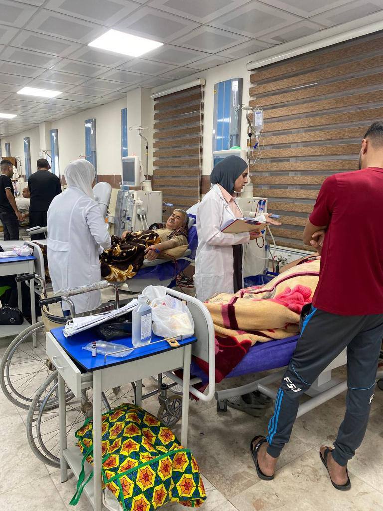 A Research Team Students of AUC at Dialysis Centers