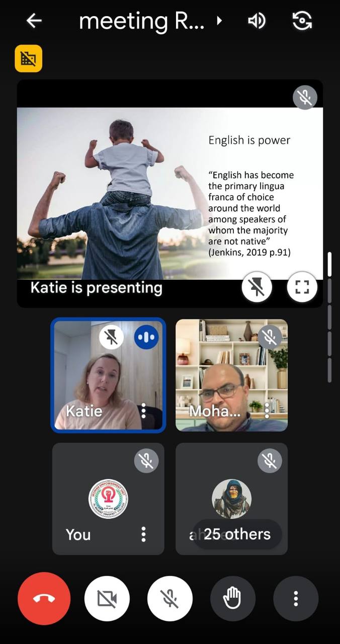 An International Seminar (Roll of English as International Language)