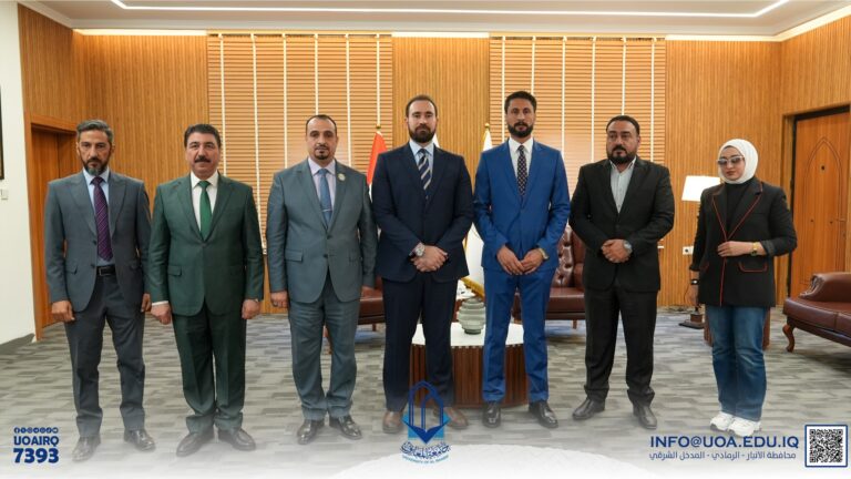 Visit of the Delegation of the Anbar Office of the Human Rights Commission to University of Al Maarif