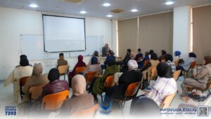 College of Nursing Organizes a Scientific Seminar Titled “Protecting Women in Crises and Health Emergencies”